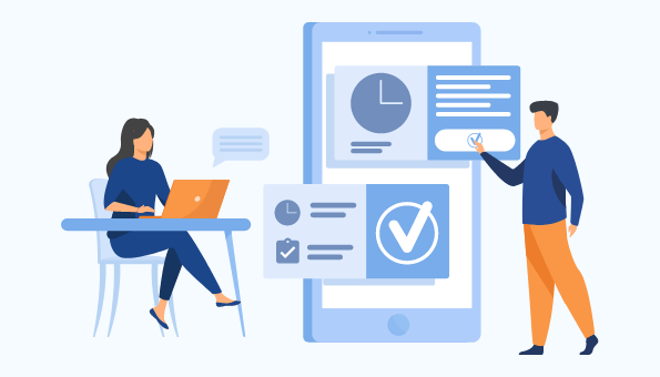 Encourage regular status updates from remote workers