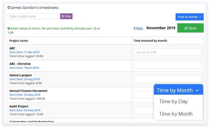 timesheet
