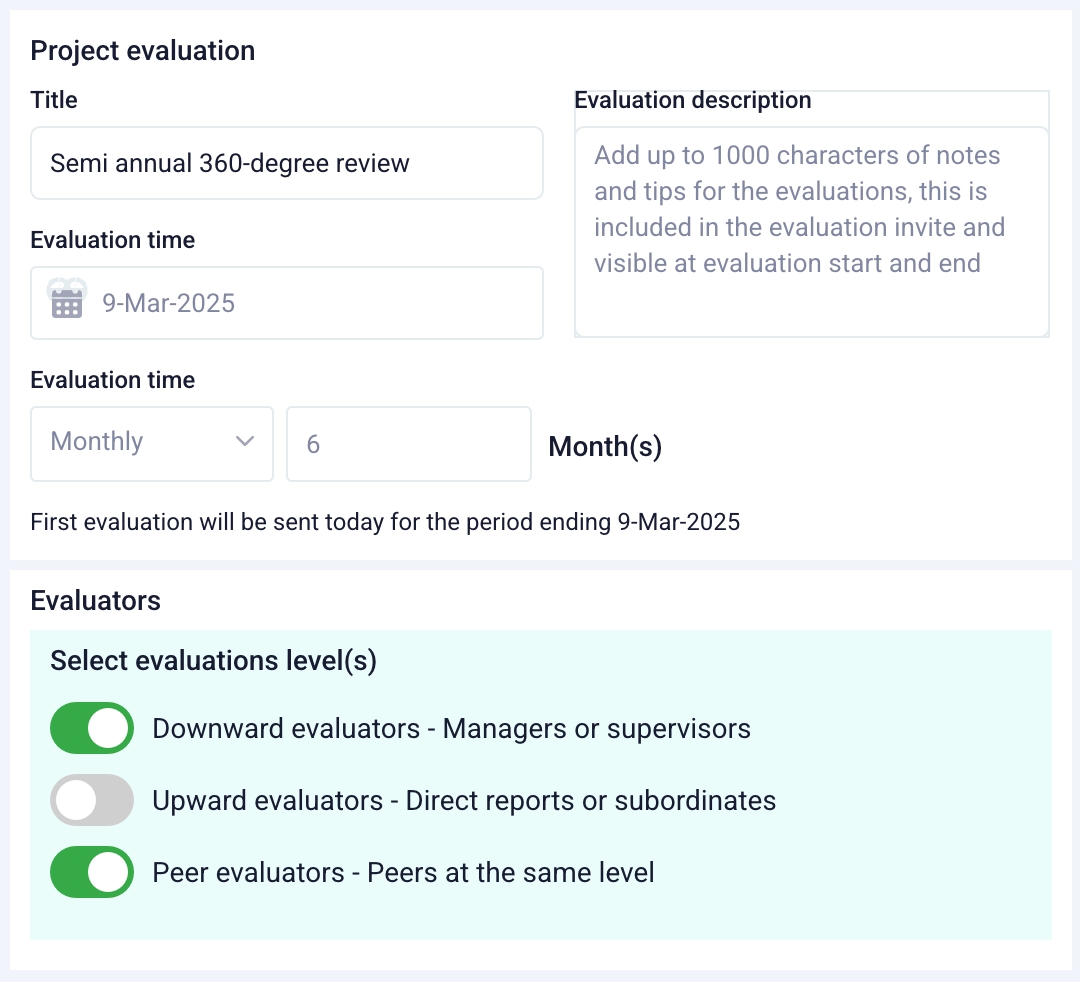 Customize schedule for each level